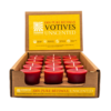 Sunbeam Votive Beeswax Candle - Red - Image 2